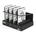 K305BU3S external four-bay hard drive docking station with cables and four 2.5-inch brackets