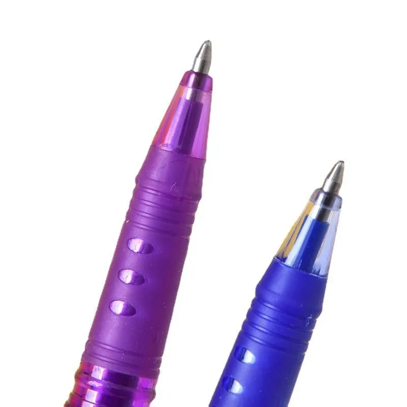 Pack of hot erasable gel pens with plastic bodies and choice of 0.5mm or 0.7mm stainless steel nibs.