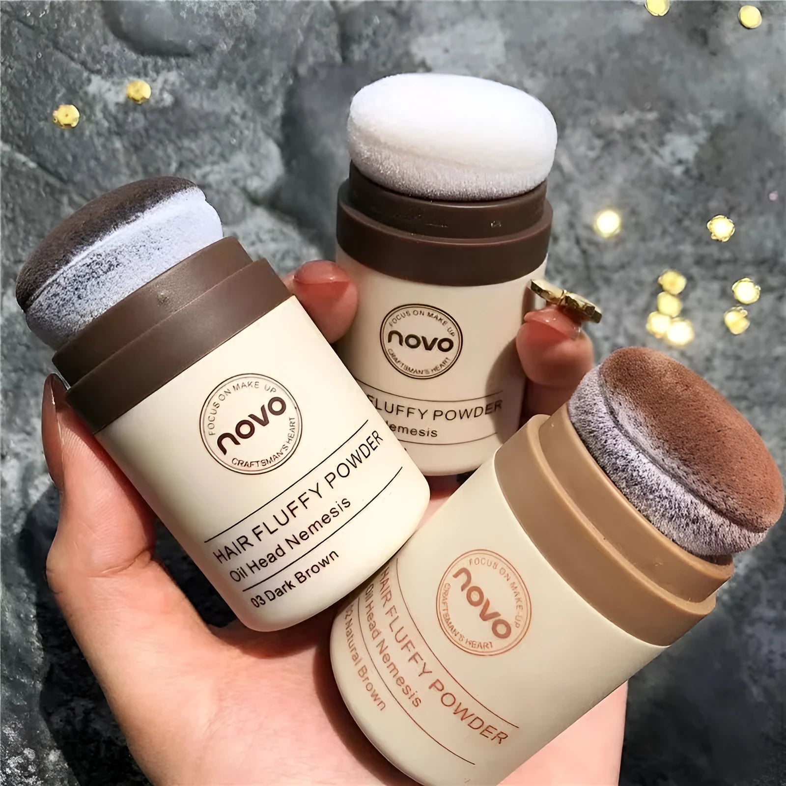 Mattifying face powder for oil control and makeup fixing in natural colour options