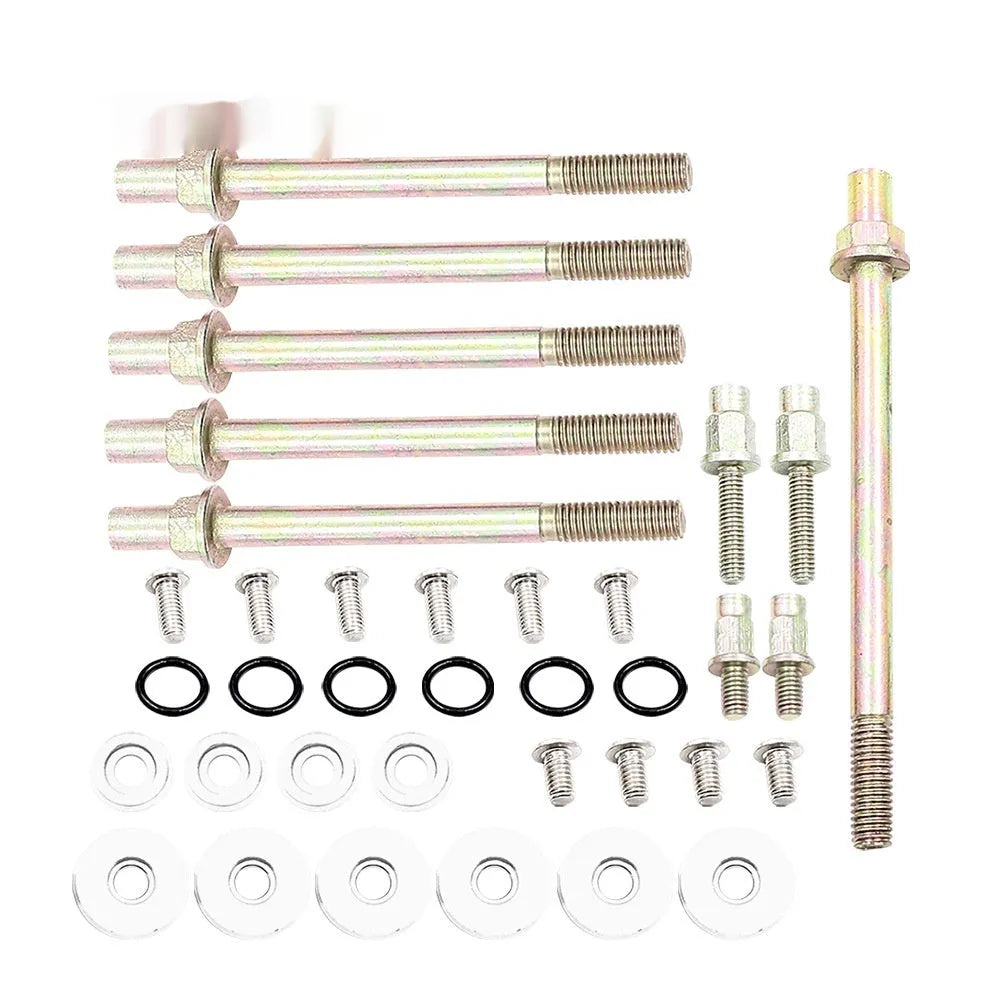 Honda Civic K Series DP019 aluminium engine gasket kit in silver, red, blue, and black colour options.