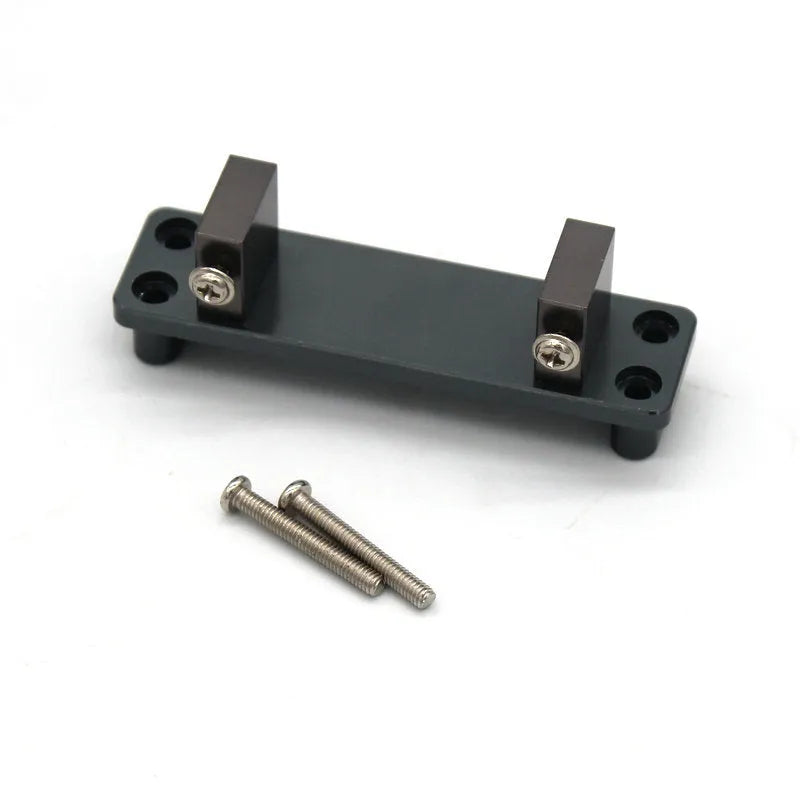 Grey alloy RC car metal accessories with black tyres for military card model remote control vehicles