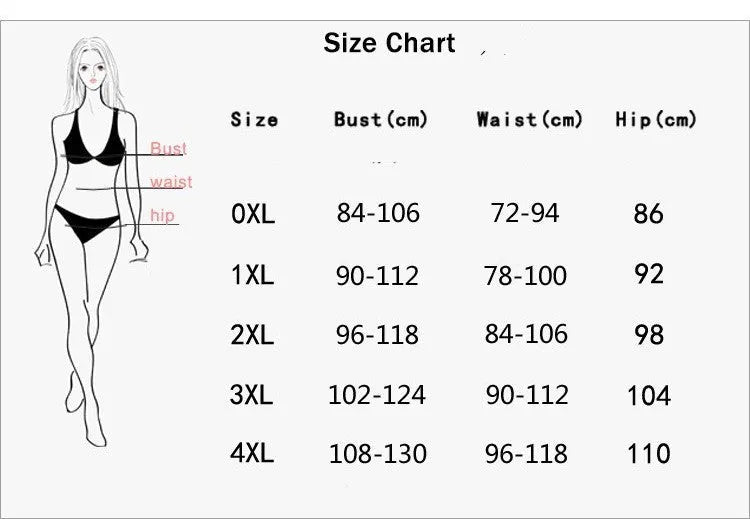 Women's plus size floral print one-piece swimsuit in split colour design.
