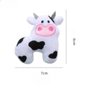 Cow parrot shape plush cat toy with catnip filling for interactive play