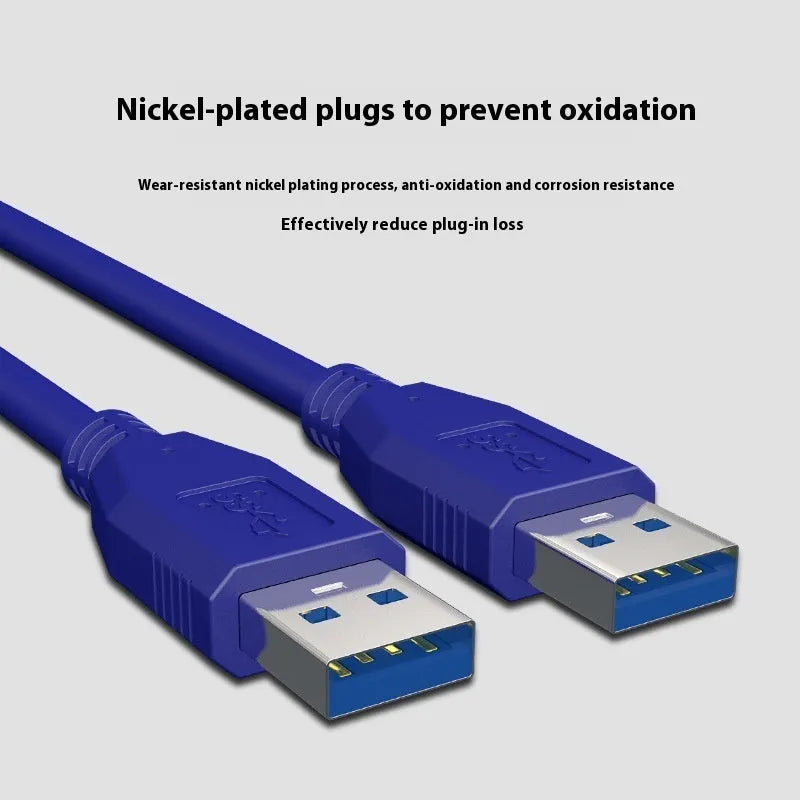USB 3.0 A male to A male data cable for external hard drives with length options up to 5 metres