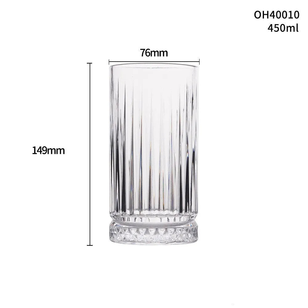 Crystal whiskey shot glass with thick bottom in one of ten colour style options