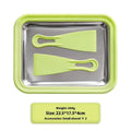 Children's DIY fried yogurt machine in green, pink, white, or rose red, showing compact size.