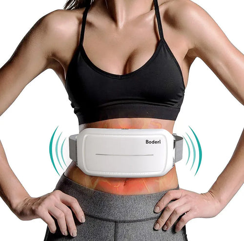 White abdominal exercise machine with adjustable resistance levels and non-slip foot pedals