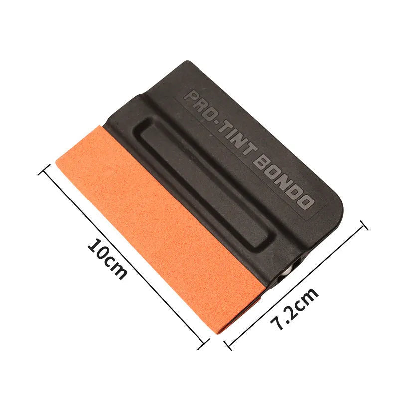 Car colour changing film scraper tool with ABS body and interchangeable scraping heads