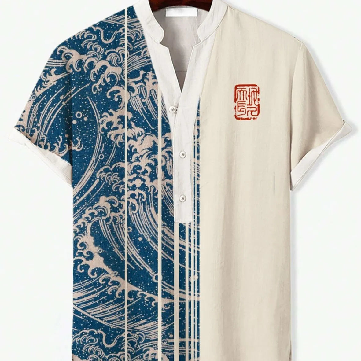 Short sleeve grey t-shirt featuring a colourful 3D digital tiger graphic print on the front.