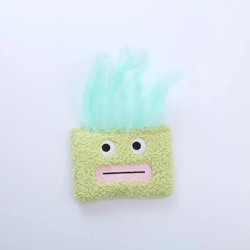 Large explosion head shaped catnip plush toy in multiple colour options for cats