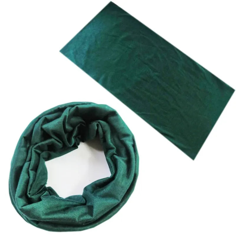 Seamless polyester magic headscarf for outdoor sports in multiple colour options