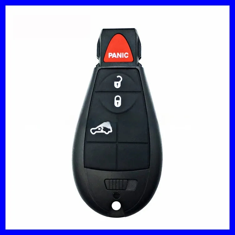 Dodge Chrysler smart key replacement shell with ABS brass construction measuring 85x42x15mm