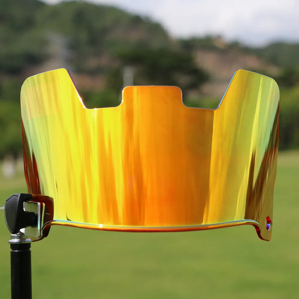 Rugby helmet goggles for American style helmets with multicolour options and tool-free installation