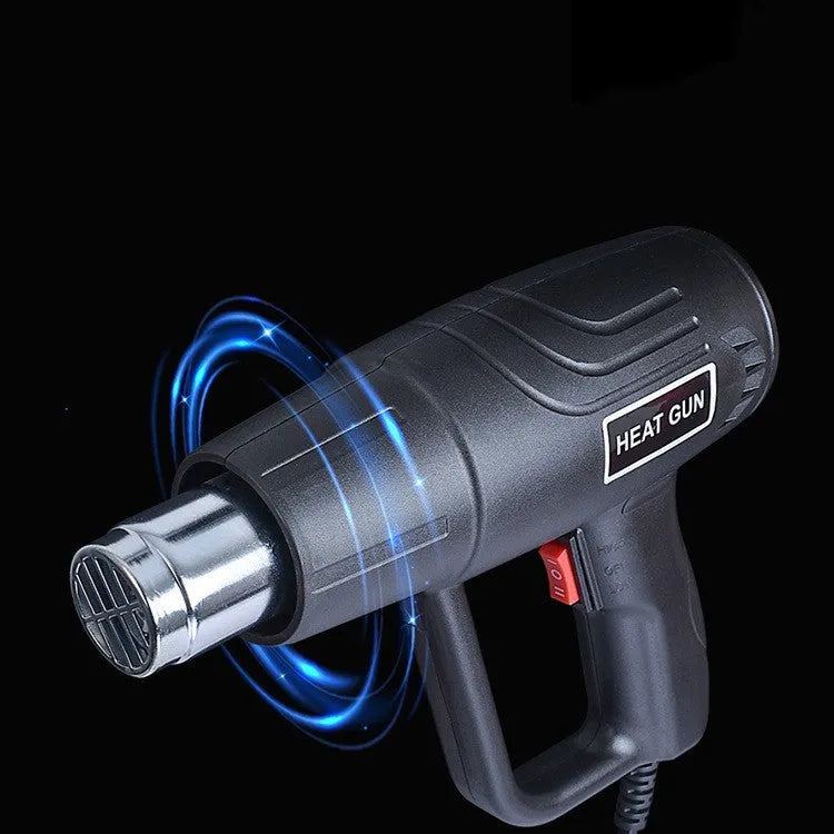 2000W hot air gun with temperature control switch and grid-pattern air outlet