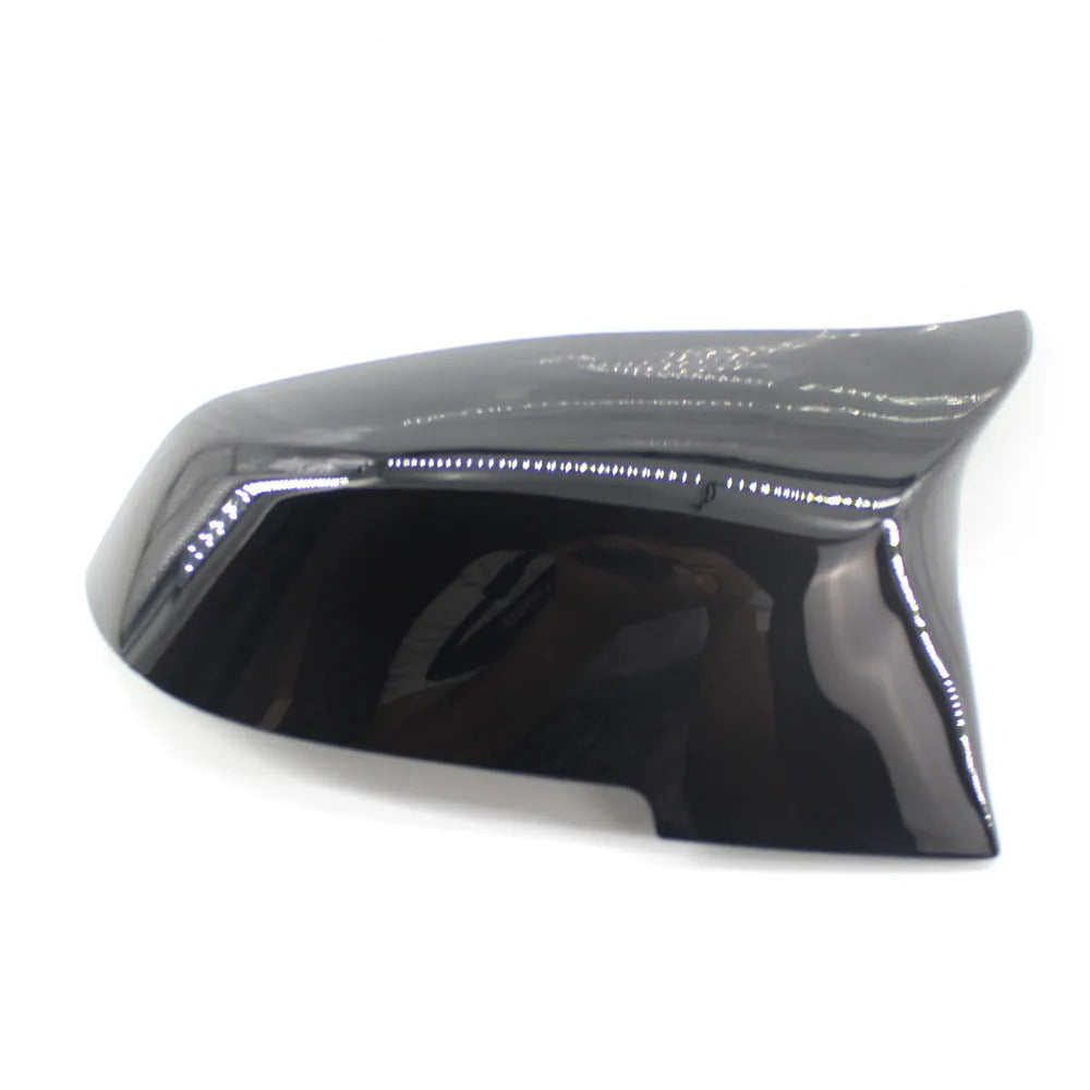 Paint bright black rearview mirror shell pair for BMW 3 Series 4 Series models