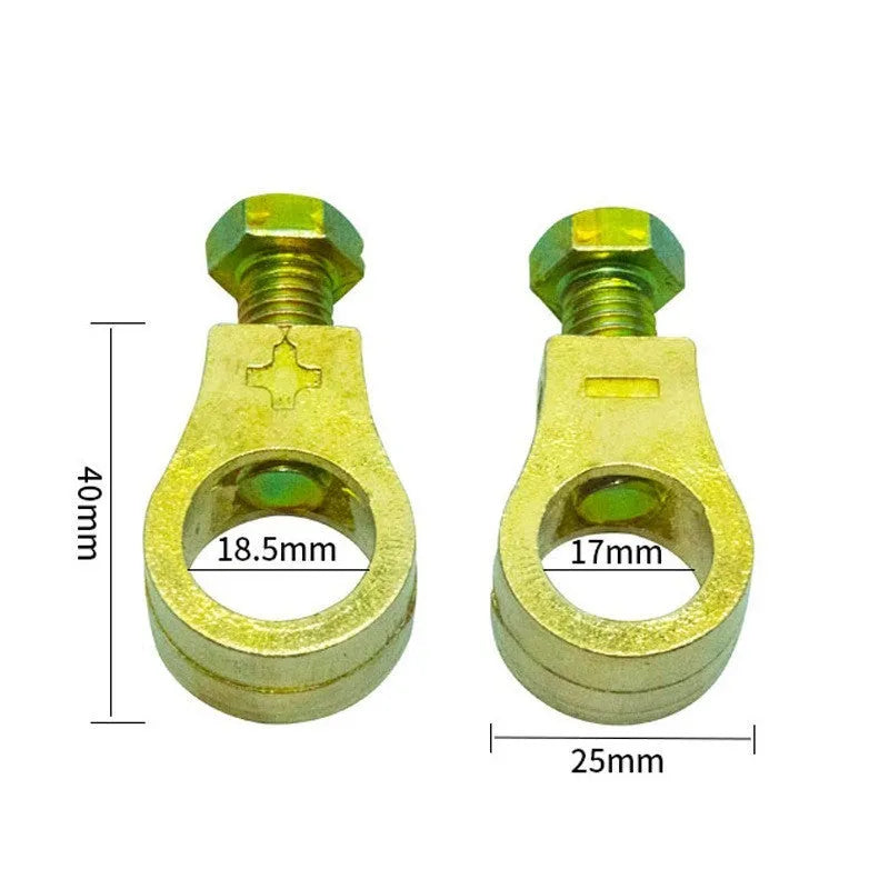 Pure copper car battery terminal clamp with patented design