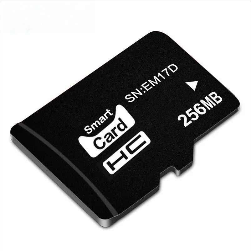 256MB TF memory card in gift packaging for portable electronics