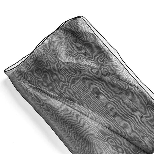 Silk flower bouquet bag fabric square 60cm with arabesque pattern in five colour options