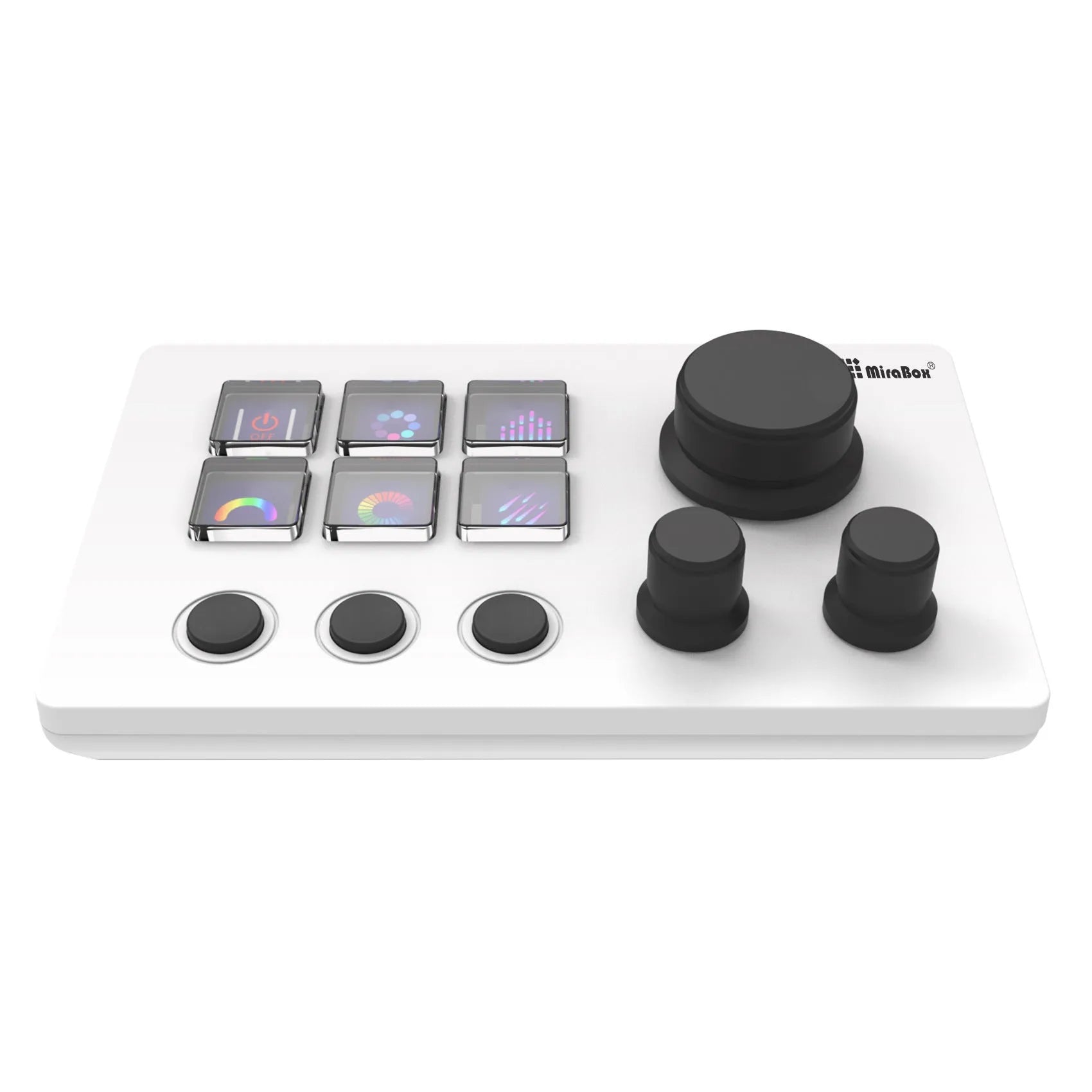 Universal N3 keyboard keypad with silicone gel keys in black or white, showing 2-metre cable and mounting bracket