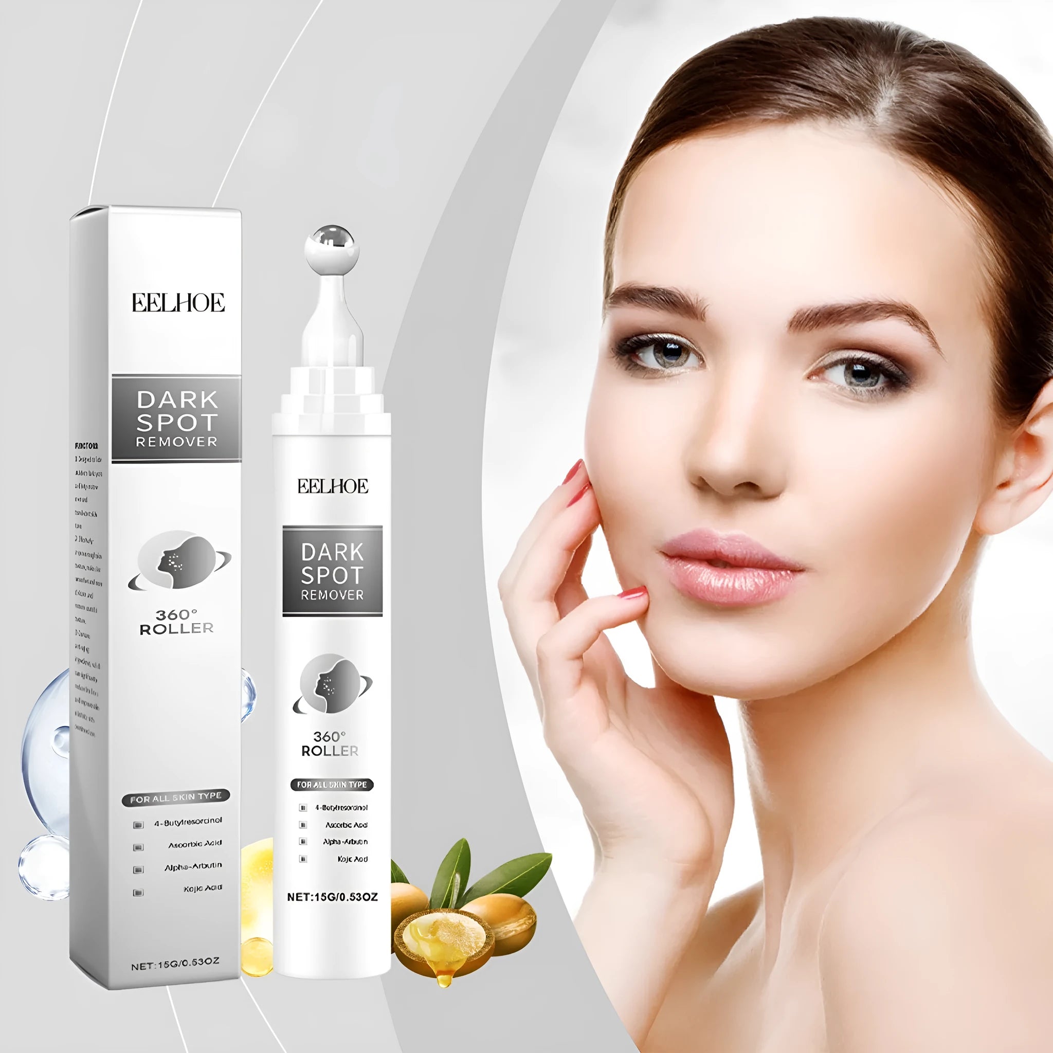 15g jar of facial essence cream for moisturising and brightening skin