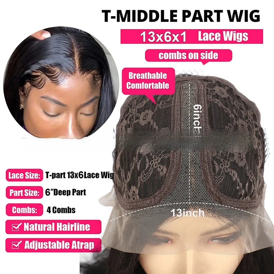 Ruili style gradient human hair lace front wig on a display stand.