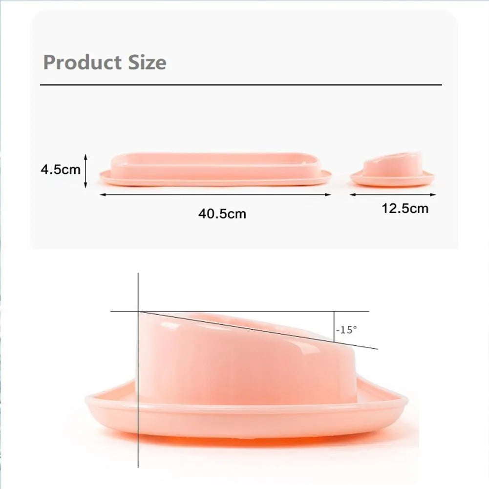 Green leakproof pet bowl with stainless steel insert and silicone base for dogs and cats.
