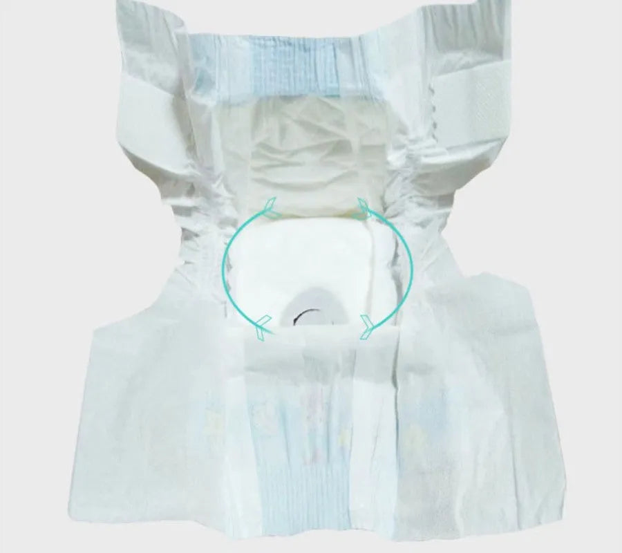 Disposable pet diapers made of non-woven fabric for female and male dogs in multiple sizes