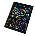Large children's scratch art paper set with scraping tool for DIY creative painting activities