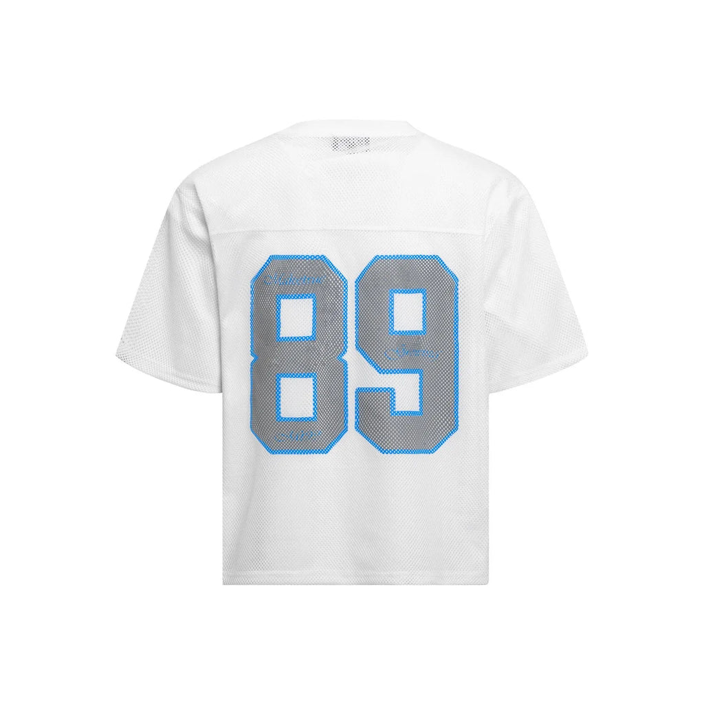 Men's loose-fitting casual t-shirt in black and white colour options showing regular sleeve length