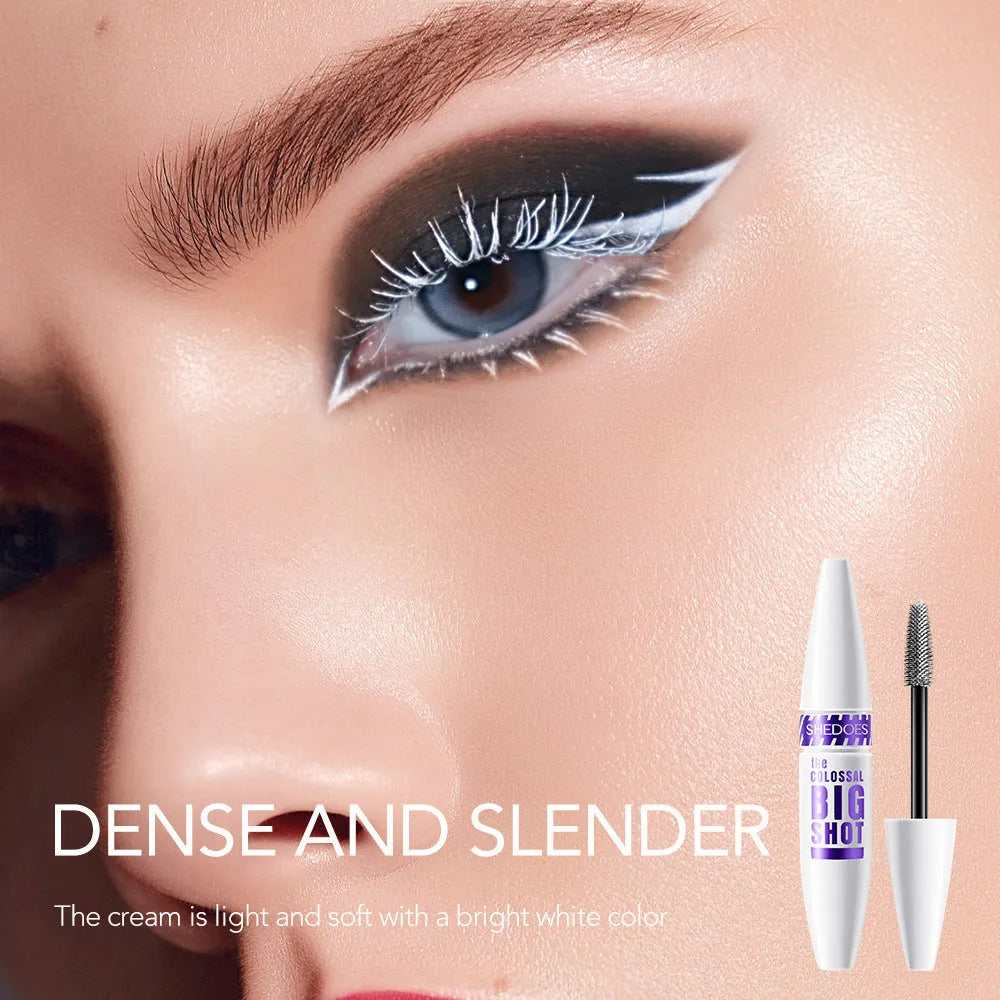 10ML white waterproof mascara container with quick-drying formula