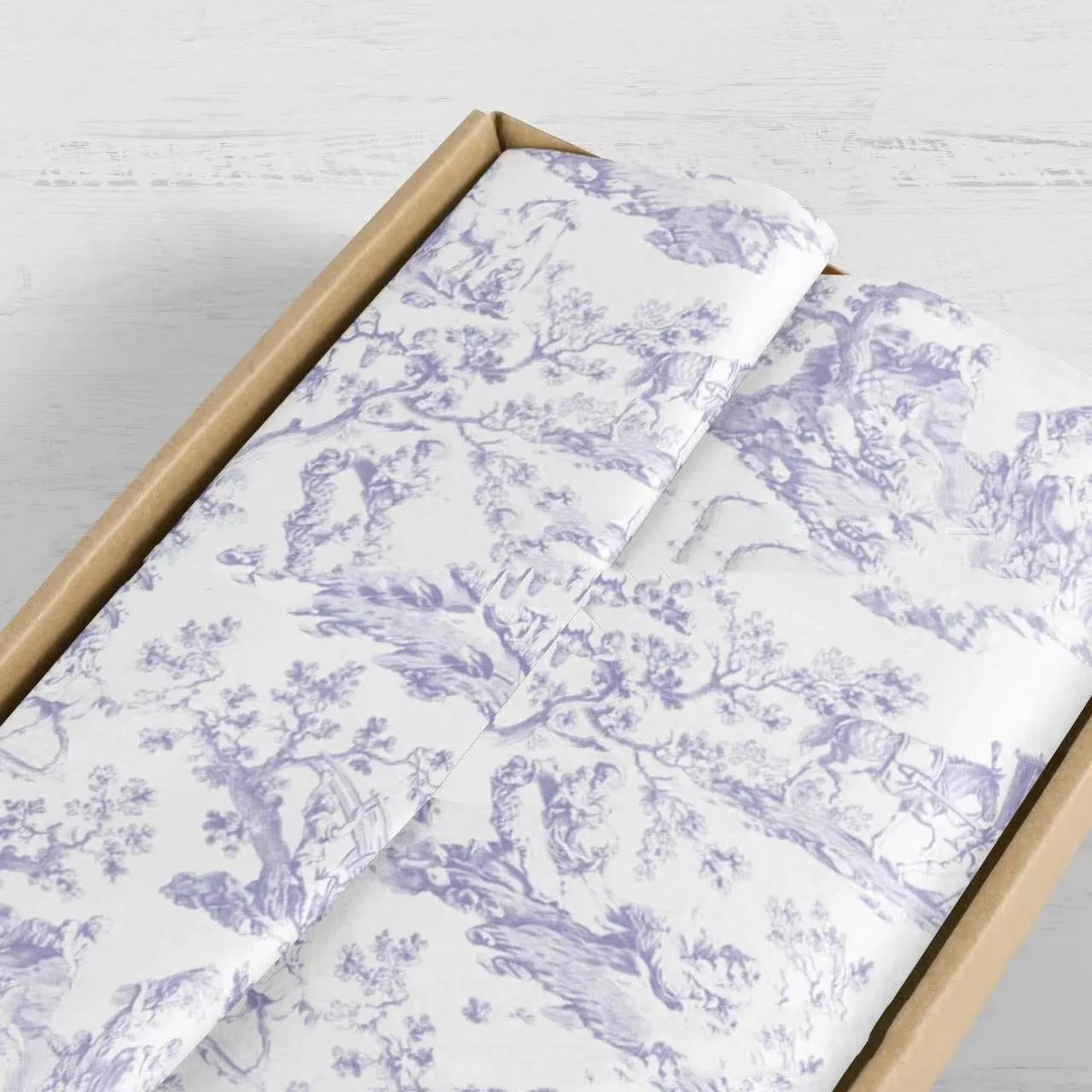 French romance vintage style tissue paper 50x70cm pink purple and green purple decorative gift wrapping