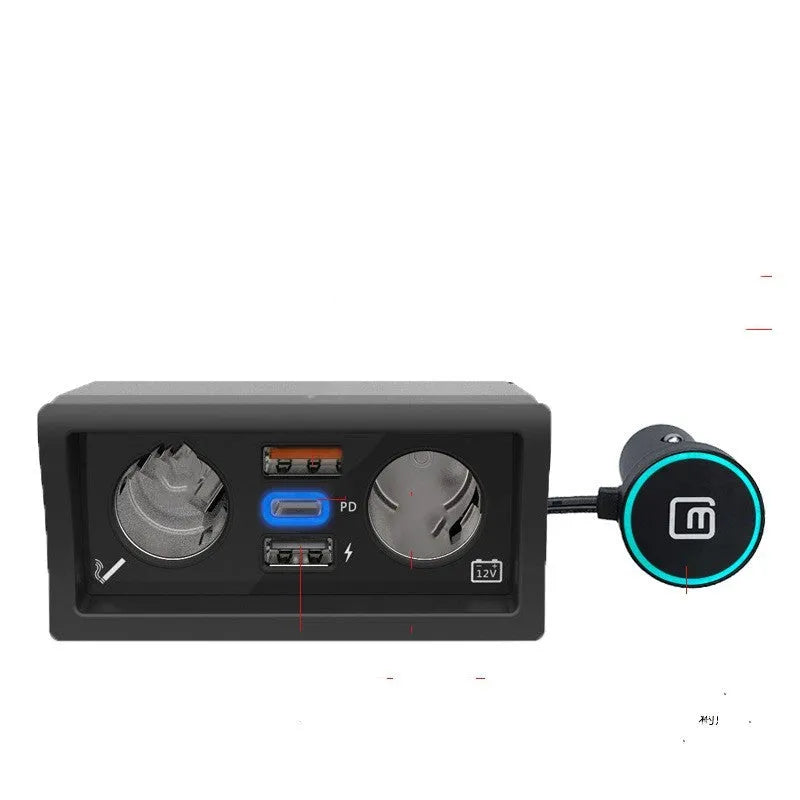 Lavida Polo Weiling car charger with QC3.0 fast charging for 12V vehicle cigarette lighter sockets