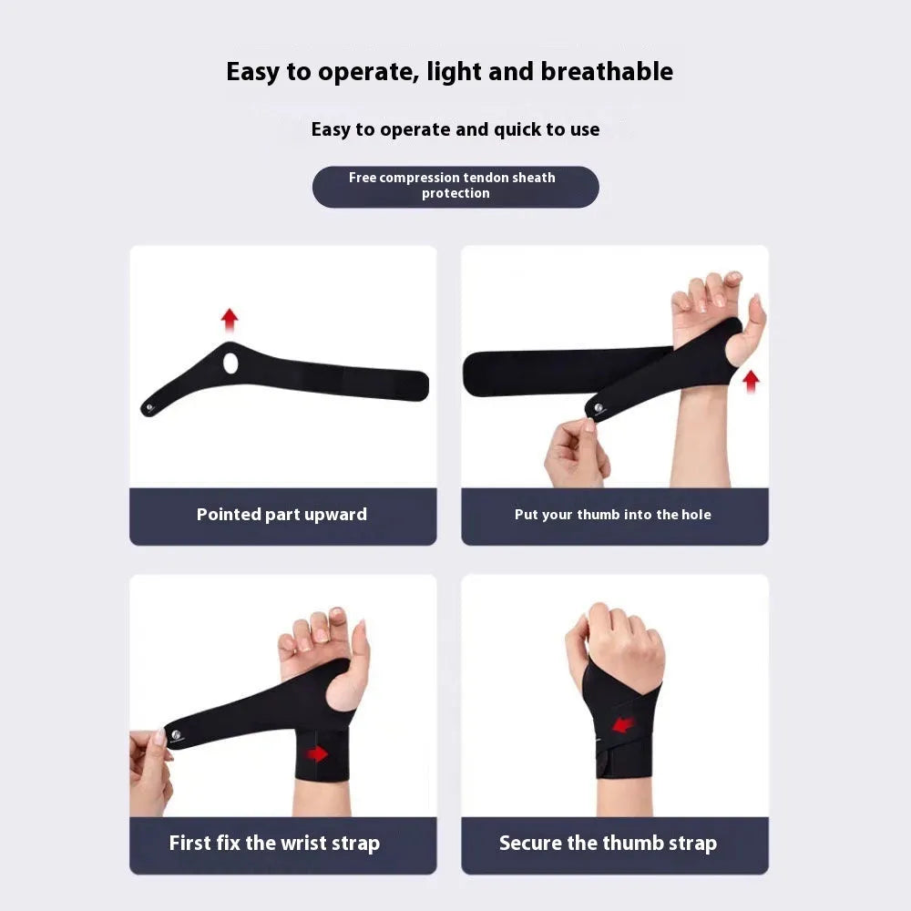 Adjustable athletic wristguards for sports wrist protection