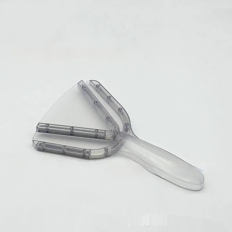 Adjustable telescopic can and bottle opener made from red ABS plastic with non-slip handle
