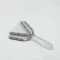 Adjustable telescopic can and bottle opener made from red ABS plastic with non-slip handle