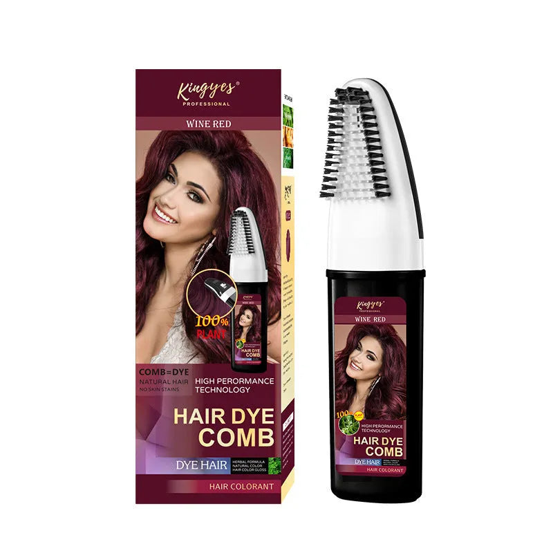 200ml tube of hair dye cream in a choice of Brown, Wine Red, or Dark Brown.