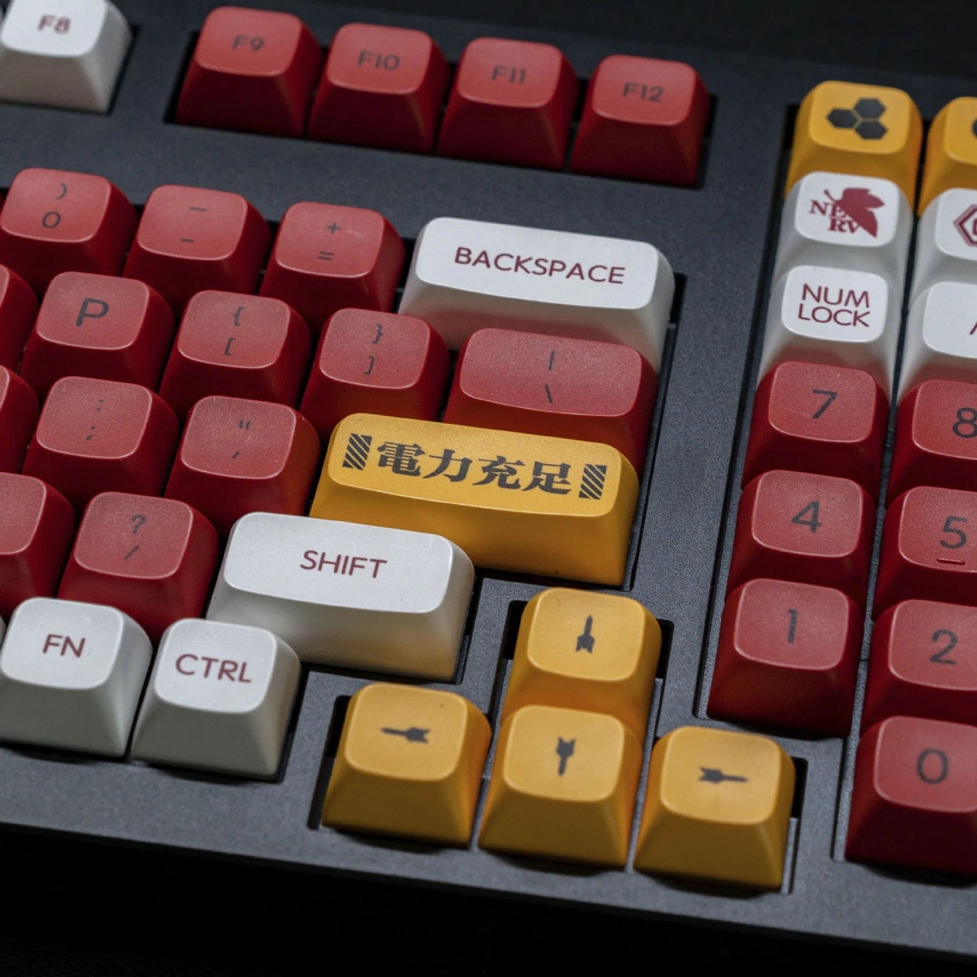 138-piece PBT sublimation keycap set for mechanical keyboards in boy and girl matching colours
