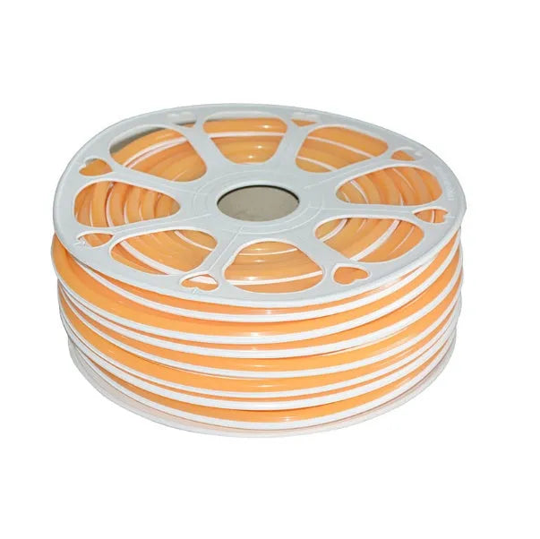 Flexible silicone split neon light bar showing 8mm width and neon colour options