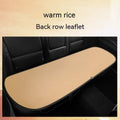 Car seat heating cushion with automatic temperature control in beige, black, and coffee colours