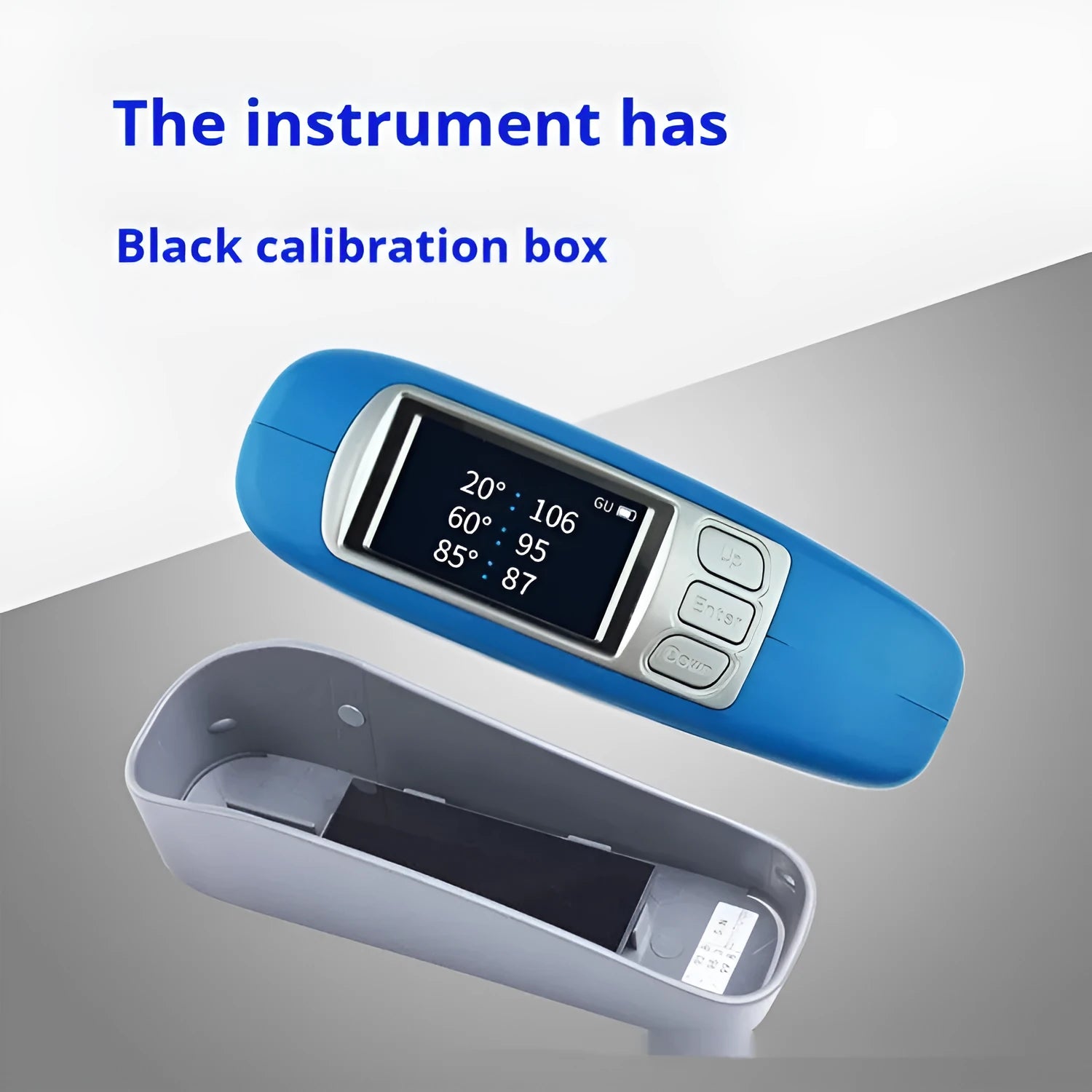Ceramic brightness stone portable glossiness tester set with measurement angle options