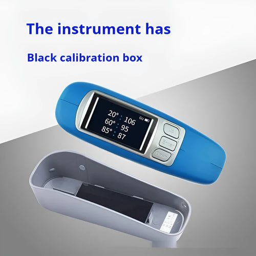 Ceramic brightness stone portable glossiness tester set with measurement angle options