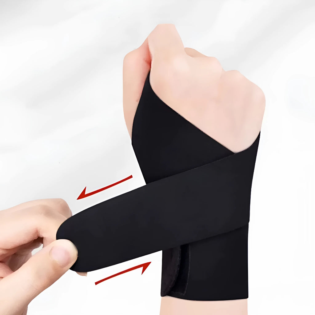 Adjustable athletic wristguards for sports wrist protection