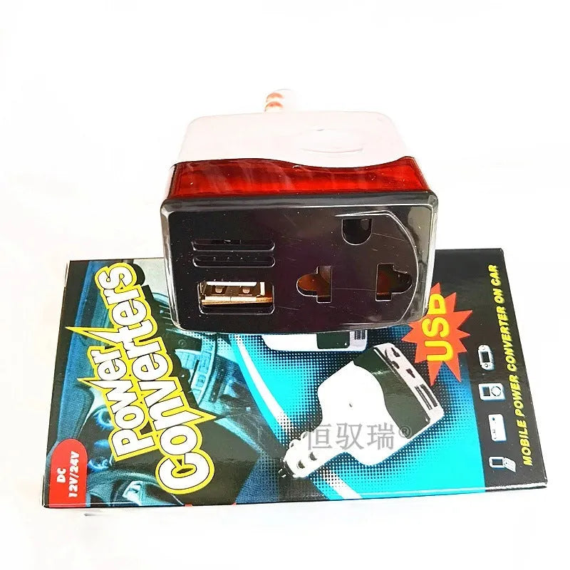 Model 011C car cigarette lighter to USB power adapter for mobile phone charging.