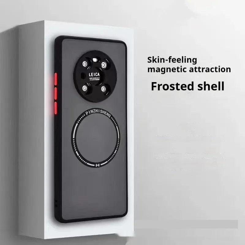 Frosted magnetic PC phone case for Apple iPhone in Phantom Magnetic Black