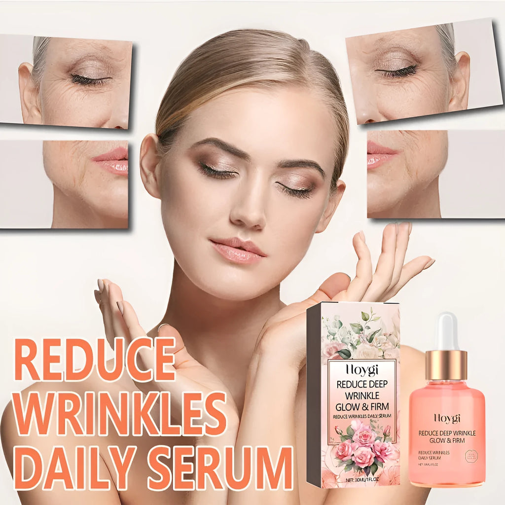 30ml rose essential oil serum bottle for facial moisturising and fine line smoothing skincare