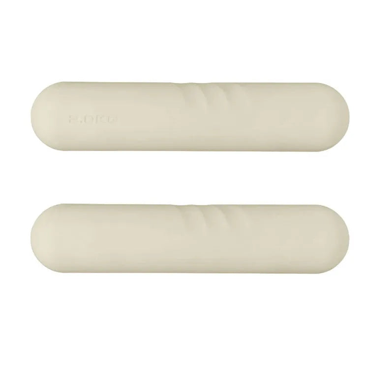 A silicone-edged hand-drawn dumbbell stick in various colours and weights for fitness training.