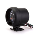 Black automotive tachometer with blue light pointer showing RPM scale 00~8×1000
