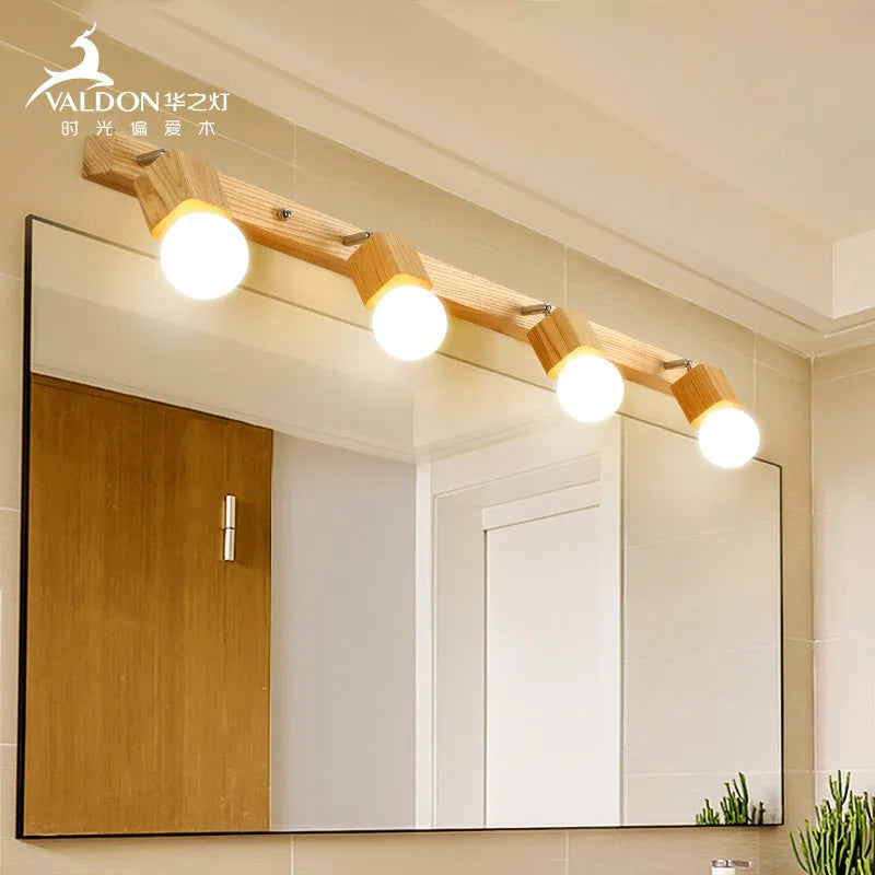 24cm diameter mirror cabinet LED wall lamp with single head design