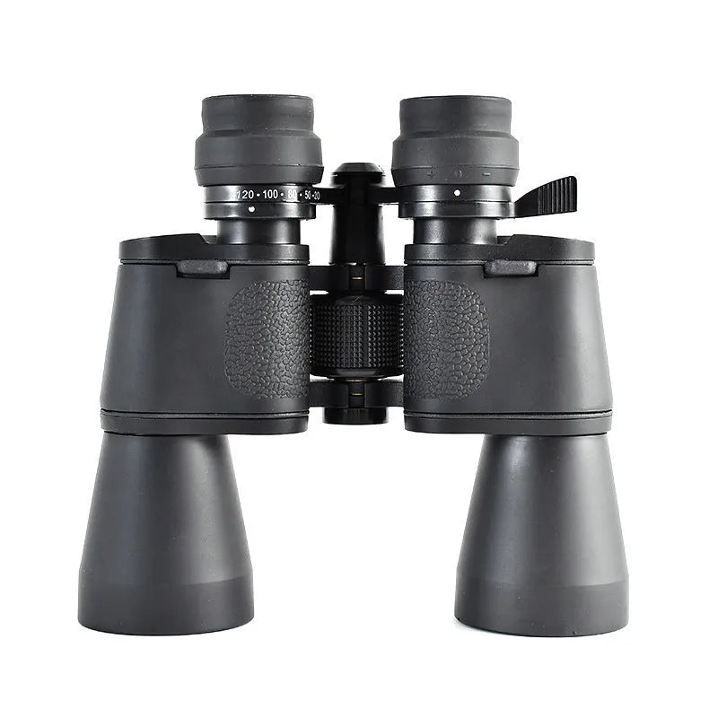 20-120x 100mm continuous zoom binocular telescope with double barrel construction