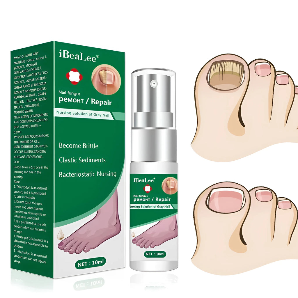 10ml Whitenail Antibacterial Liquid bottle for toenail fungus and foot odour treatment